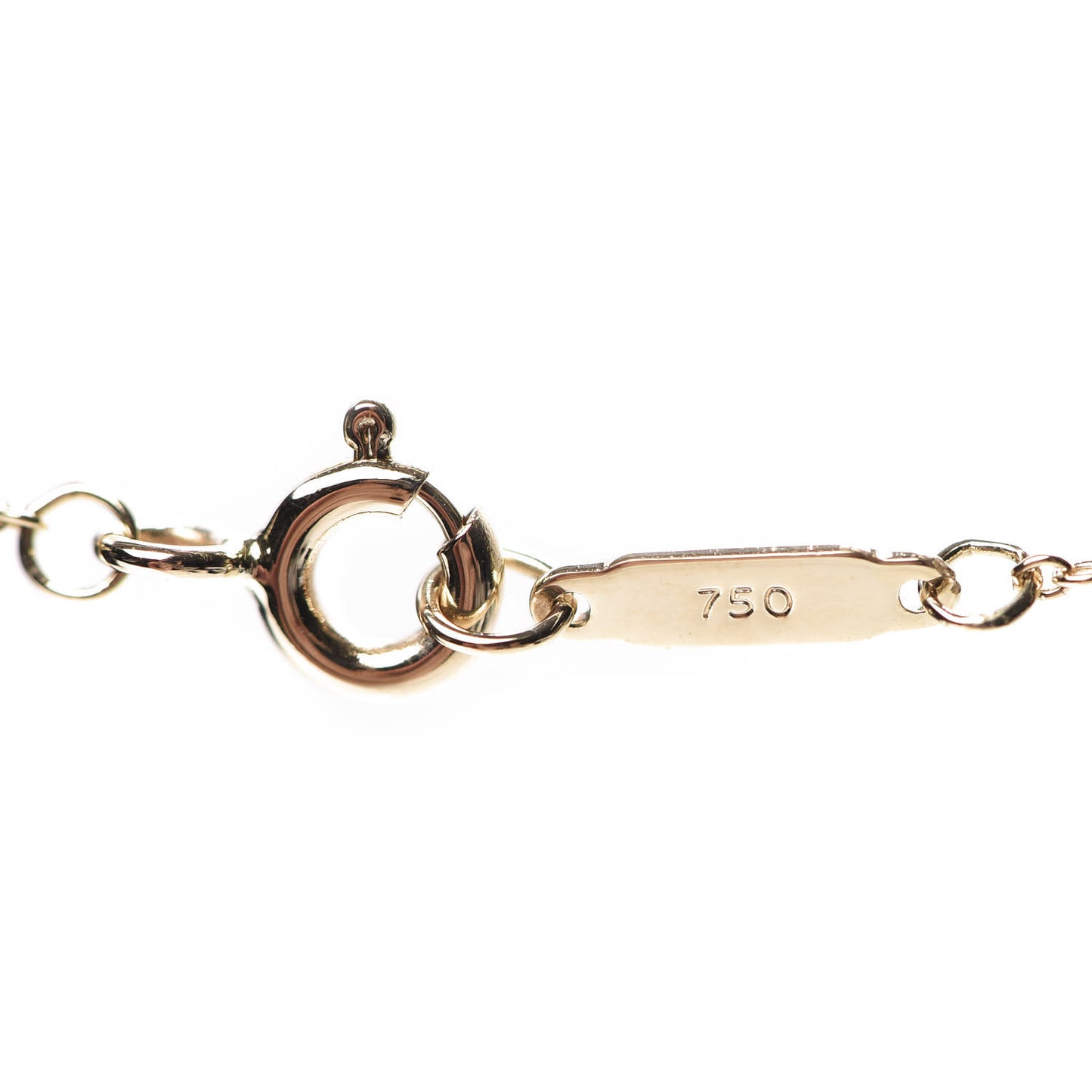 Platinum 18K Yellow Gold Diamond Schlumberger Lynn Pendant Necklace