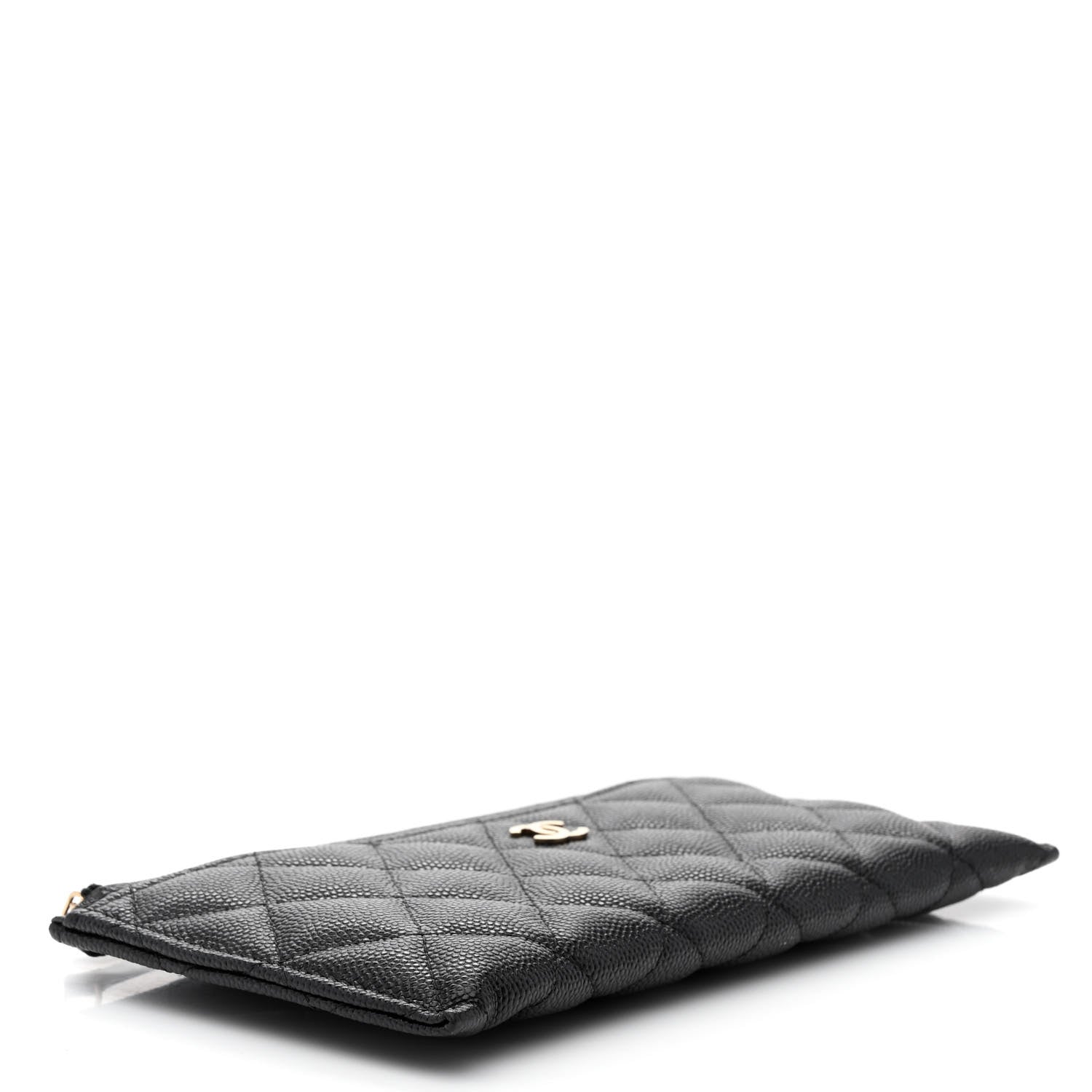 Chanel Caviar Quilted Classic Zip Pouch Black 4 of 8