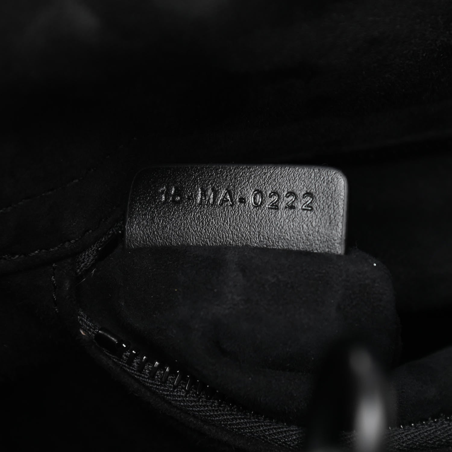 Christian Dior Calfskin Cannage Diamond Cannage Medium Lady Dior Black 7 of 12