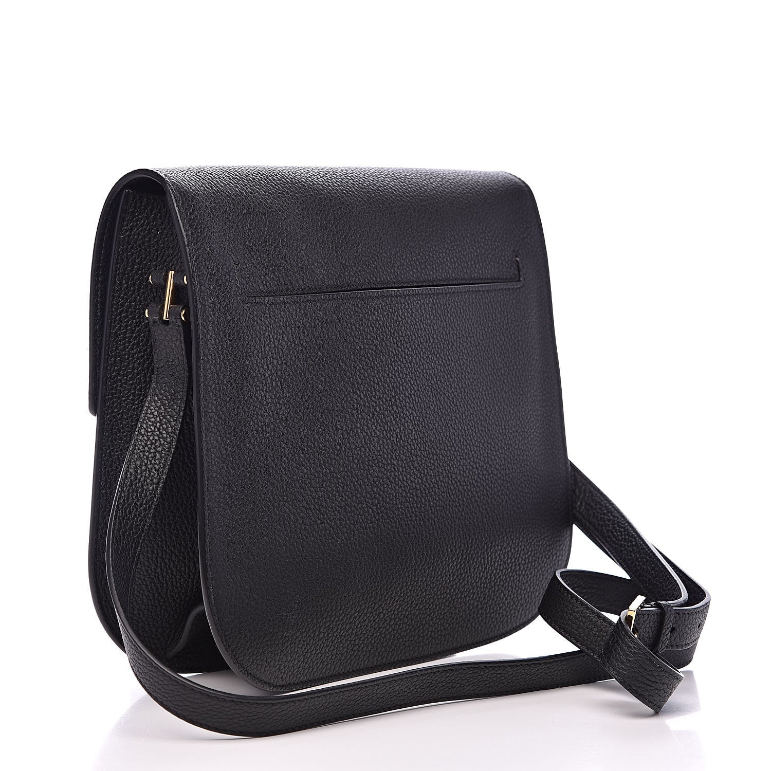 Tom Ford Calfskin Large T Clasp Tara Crossbody Bag Black 3 of 9