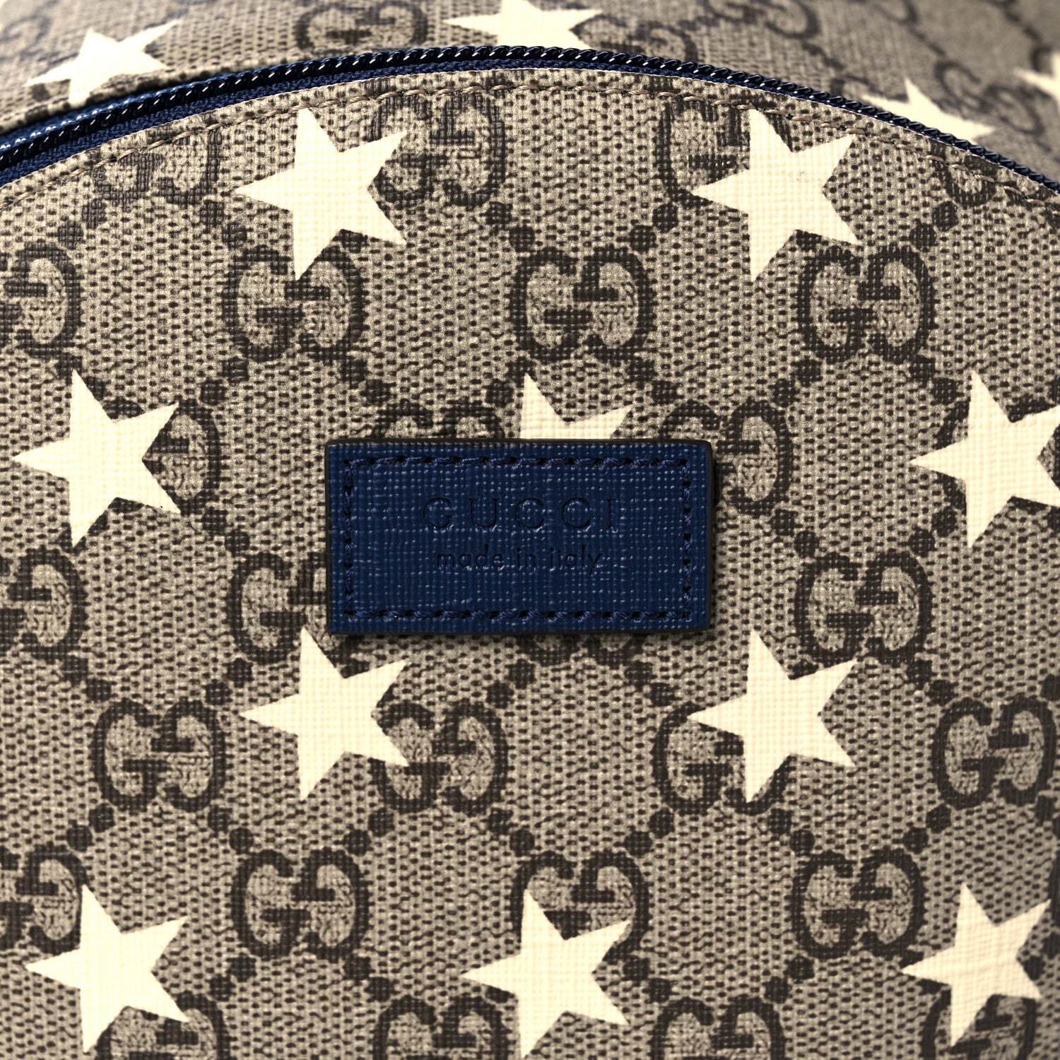 Gucci GG Supreme Monogram Stars Childrens Backpack Beige Ebony Yellow Royal 9 of 11