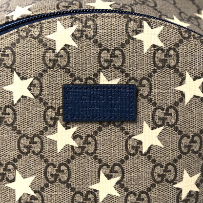 Gucci GG Supreme Monogram Stars Childrens Backpack Beige Ebony Yellow Royal 9 of 11