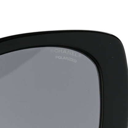 Chanel Acetate Strass Square Sunglasses 5422 Black 7 of 9