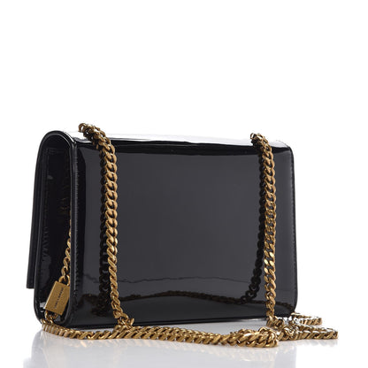 Saint Laurent Patent Small Monogram Kate Satchel Black 3 of 7