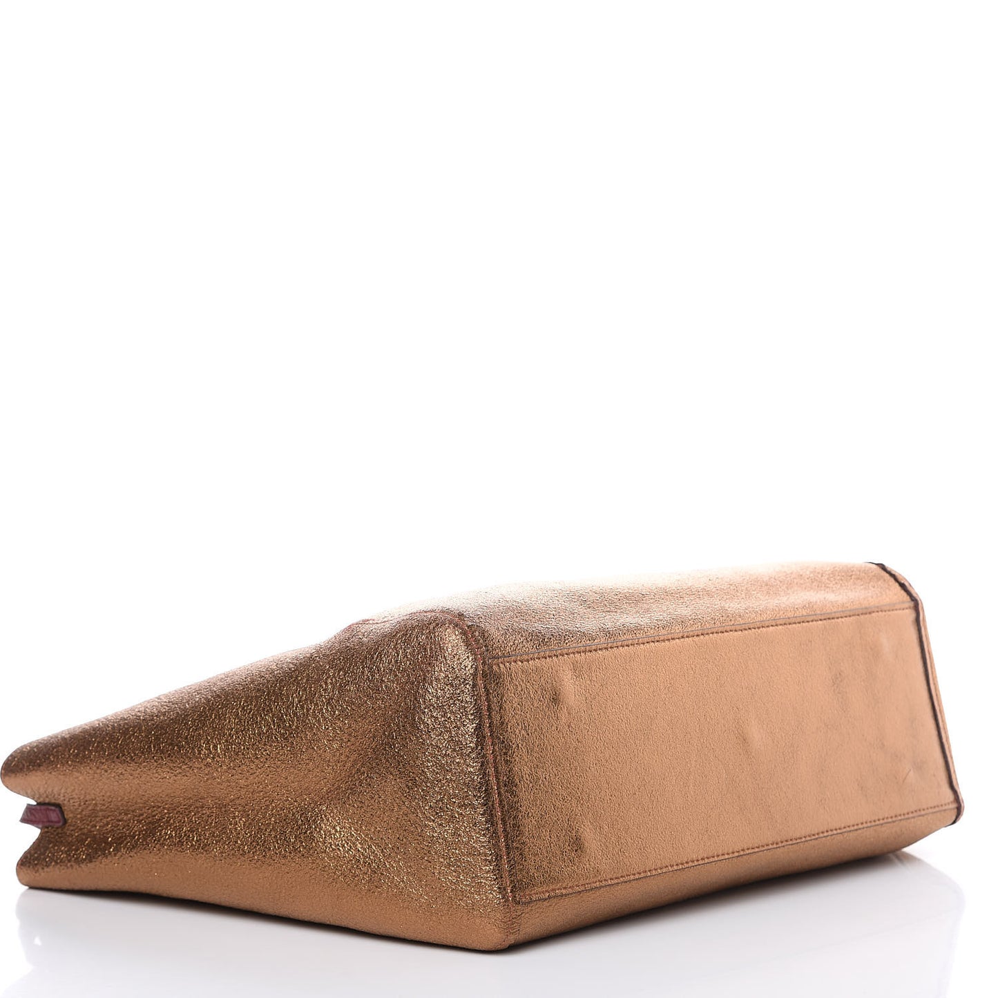 Grained Calfskin Medium Reversible Wandel Tote Ruby