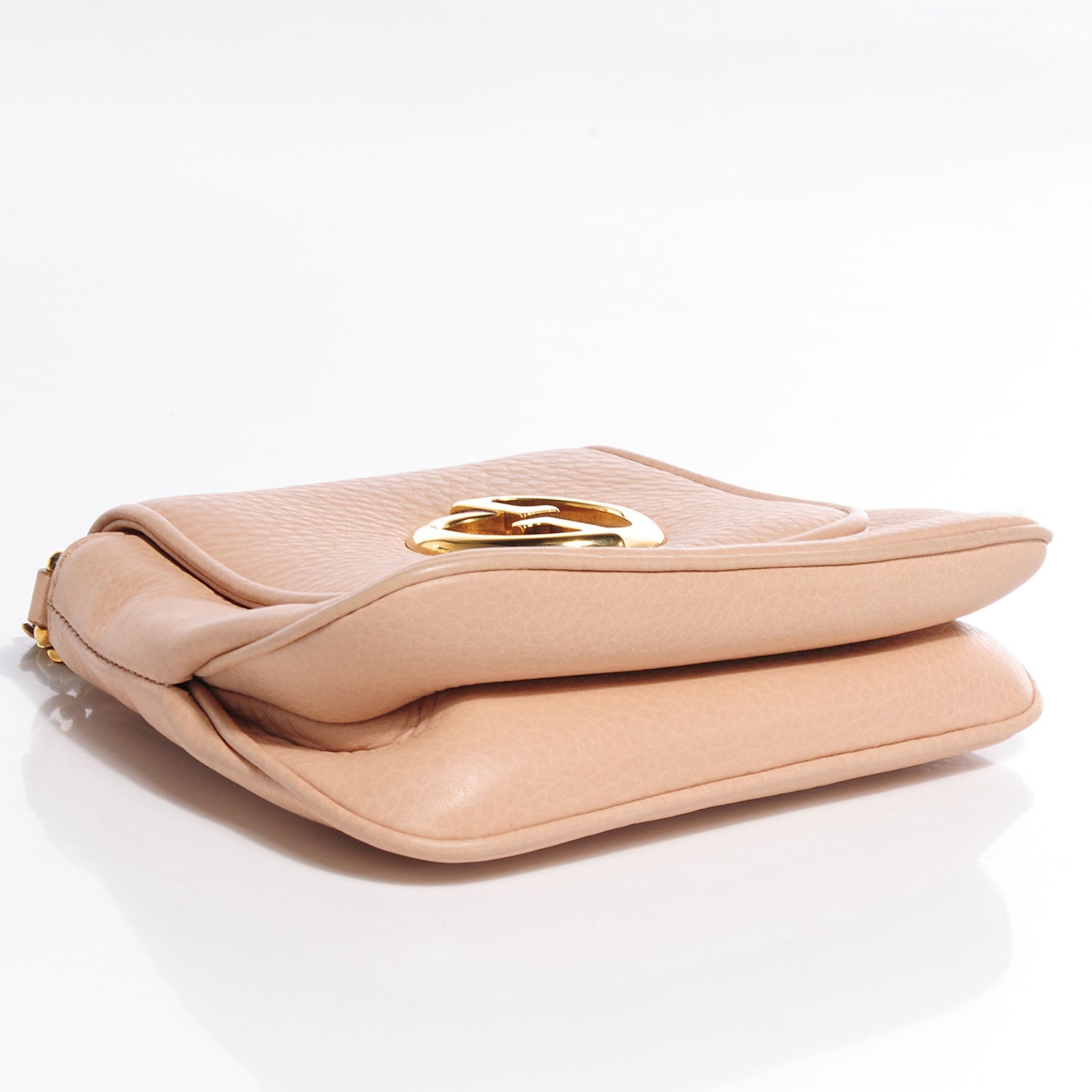 Gucci Dollar Calfskin Small 1973 Chain Shoulder Bag Camelia 4 of 9
