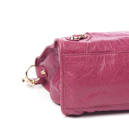 Balenciaga Agneau Classic Gold Hardware City Rose Dahlia 7 of 8