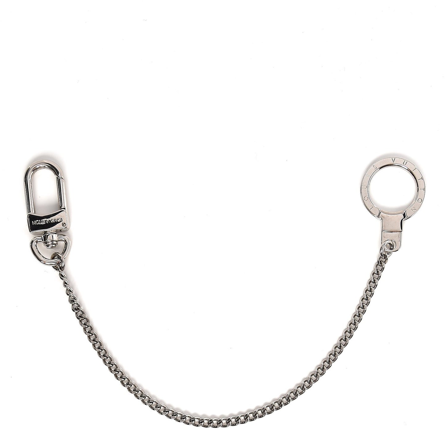 Pochette Extender Key Ring Chain Silver