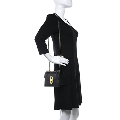 Christian Louboutin Calfskin Mini Elisa Shoulder Bag Black 2 of 12
