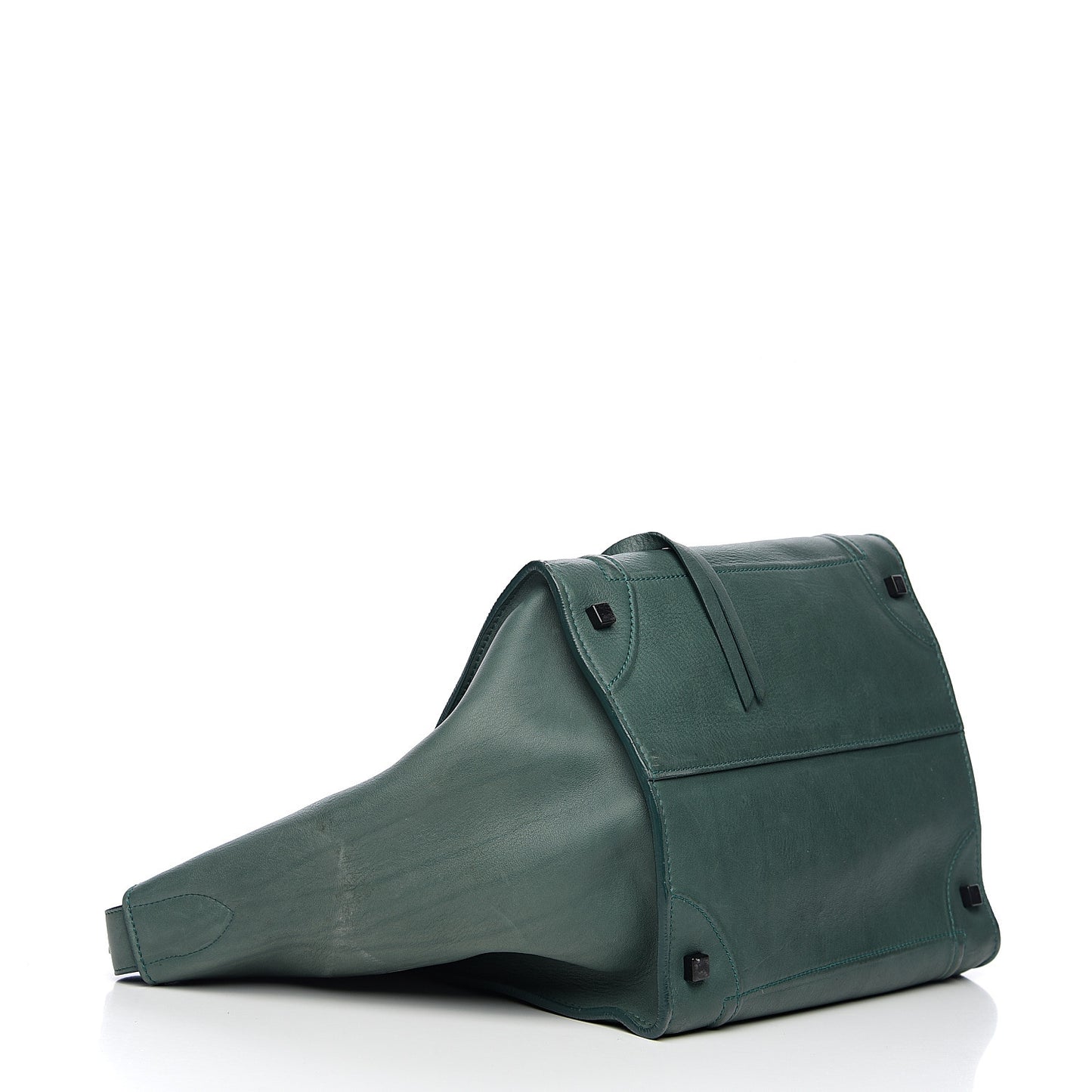 Supple Calfskin Medium Phantom Luggage Emerald