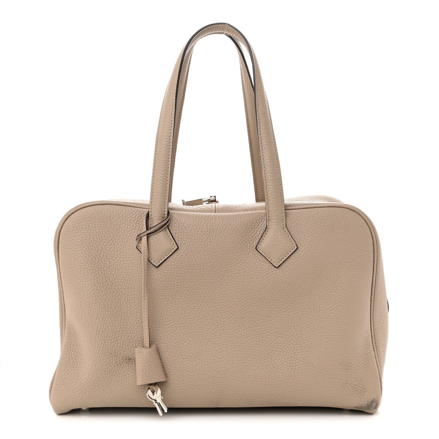 Hermes Taurillon Clemence Victoria II 35 Gris Tourterelle 1 of 12