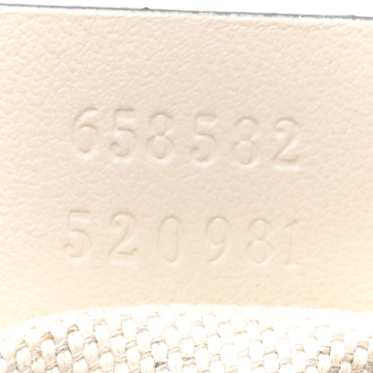Gucci Calfskin GG Tennis Embossed Belt Bag Mystic White 7 of 11