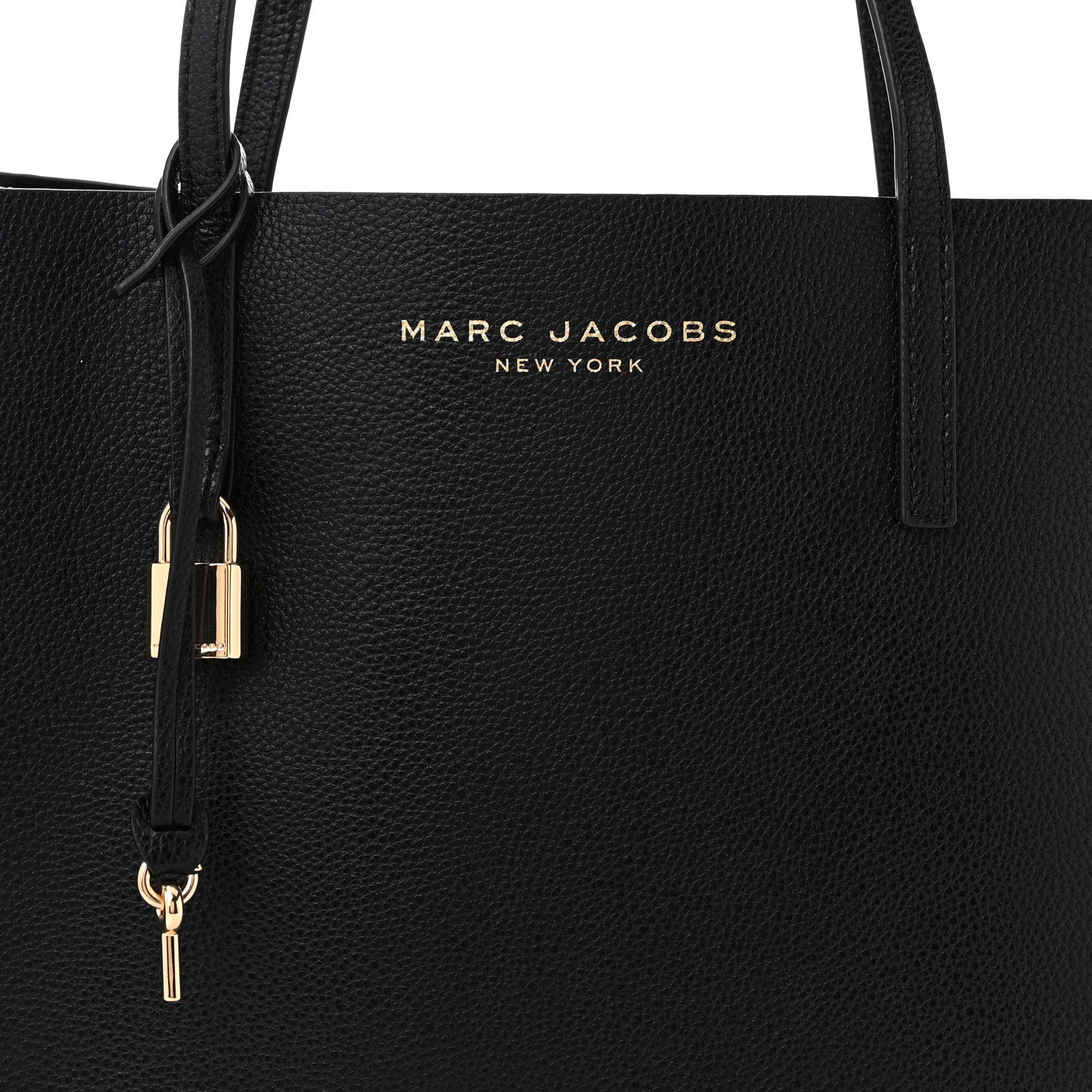 Marc Jacobs Grained Calfskin Grind Shopper Tote Black 9 of 11