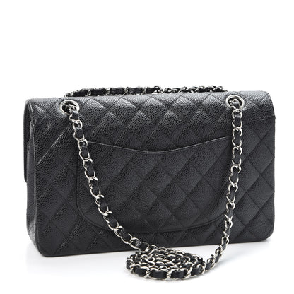 Chanel Caviar Quilted Medium Double Flap Black 2 of 9