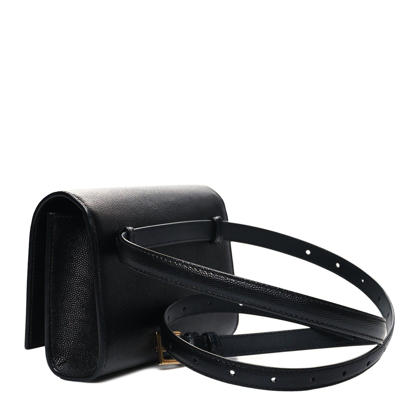 Grain De Poudre Monogram Kate Belt Bag Black