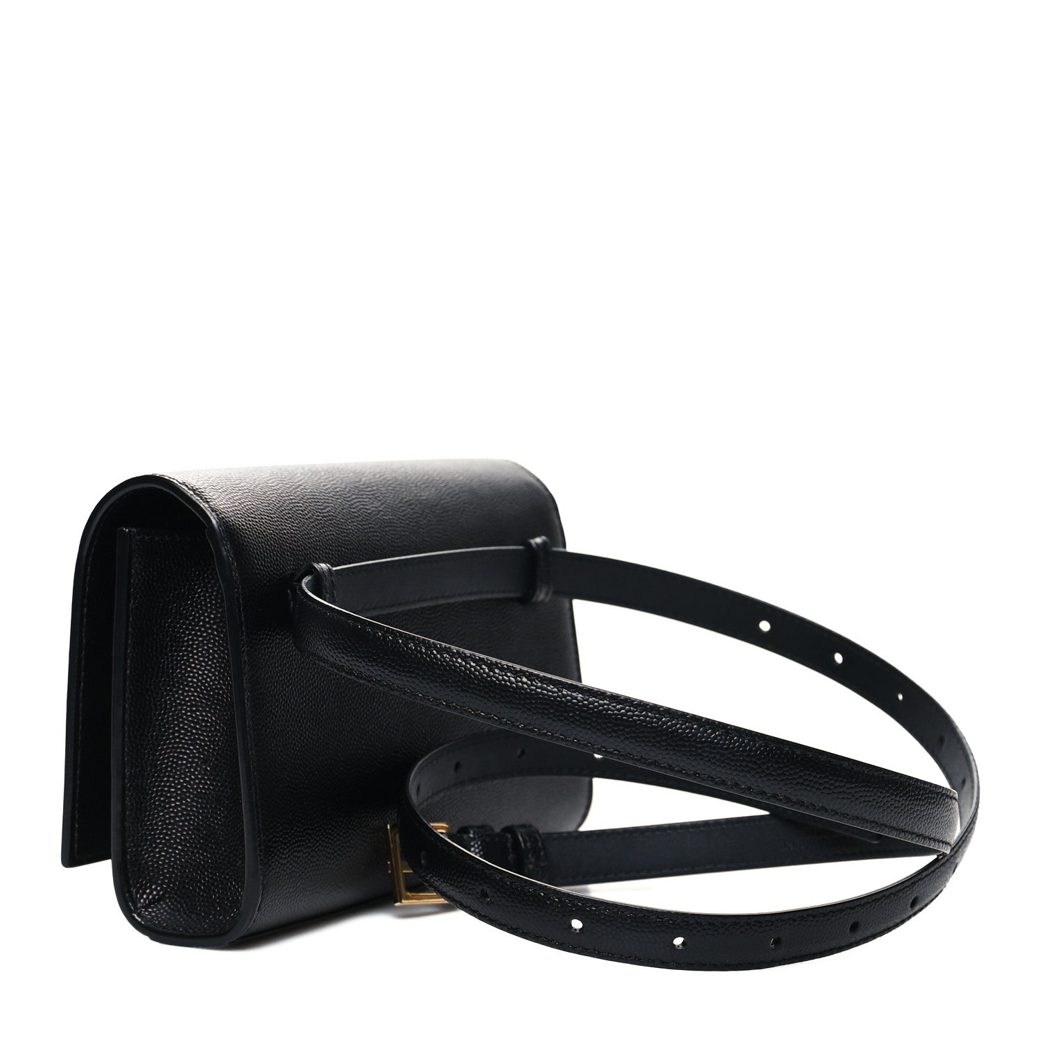 Saint Laurent Grain De Poudre Monogram Kate Belt Bag Black 3 of 10