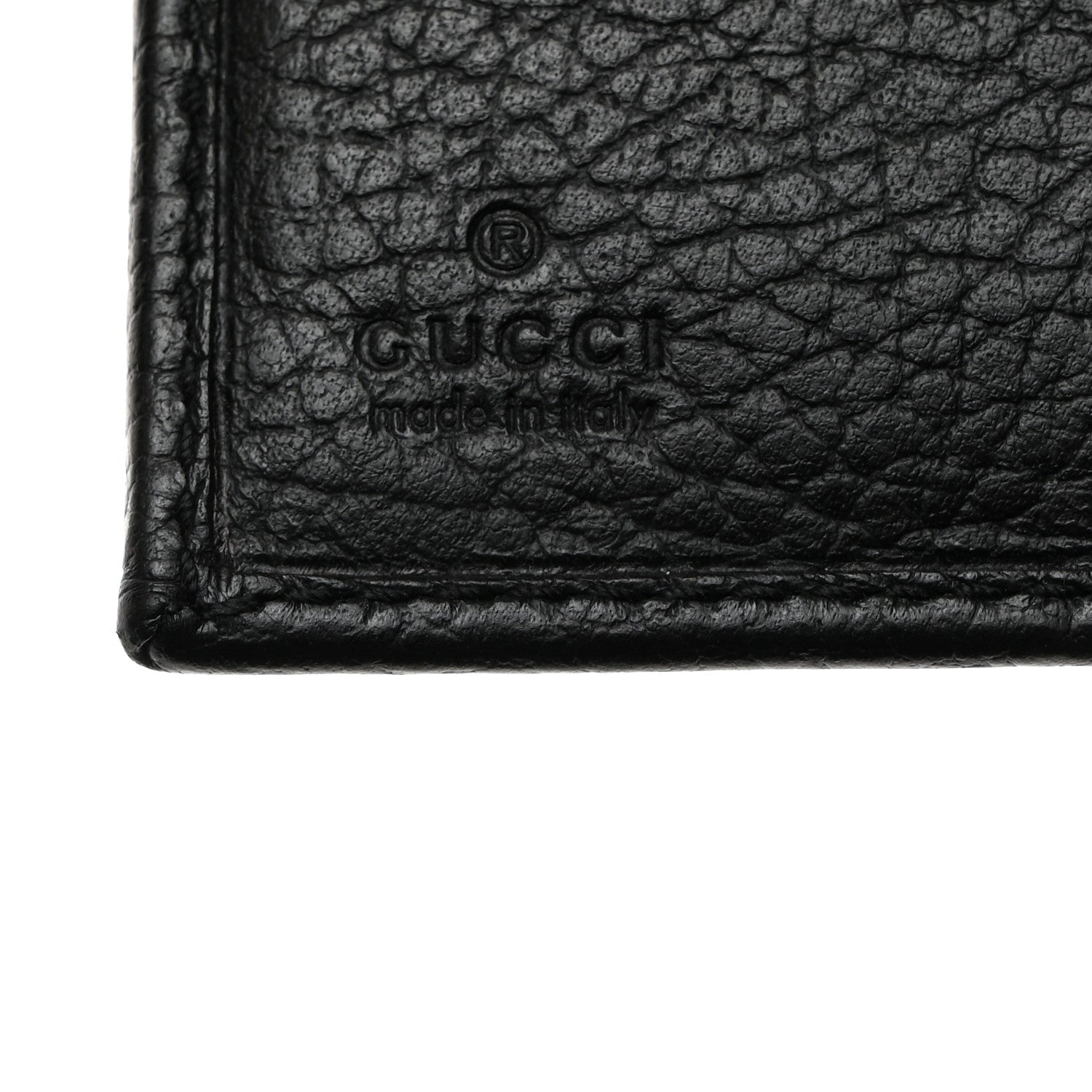Gucci Dollar Calfskin Double G French Flap Wallet Black 6 of 7