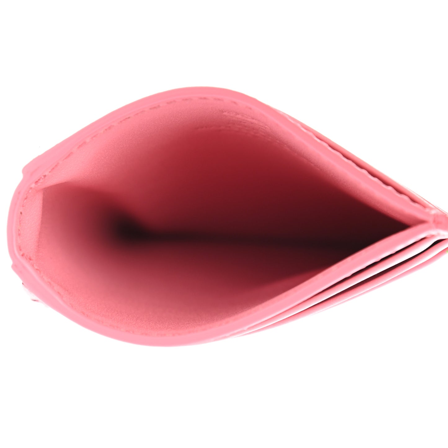 Calfskin Color Splash Logo Card Case Plumeria