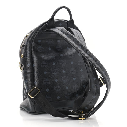 MCM Visetos Studded Small Stark M Backpack Black 2 of 11