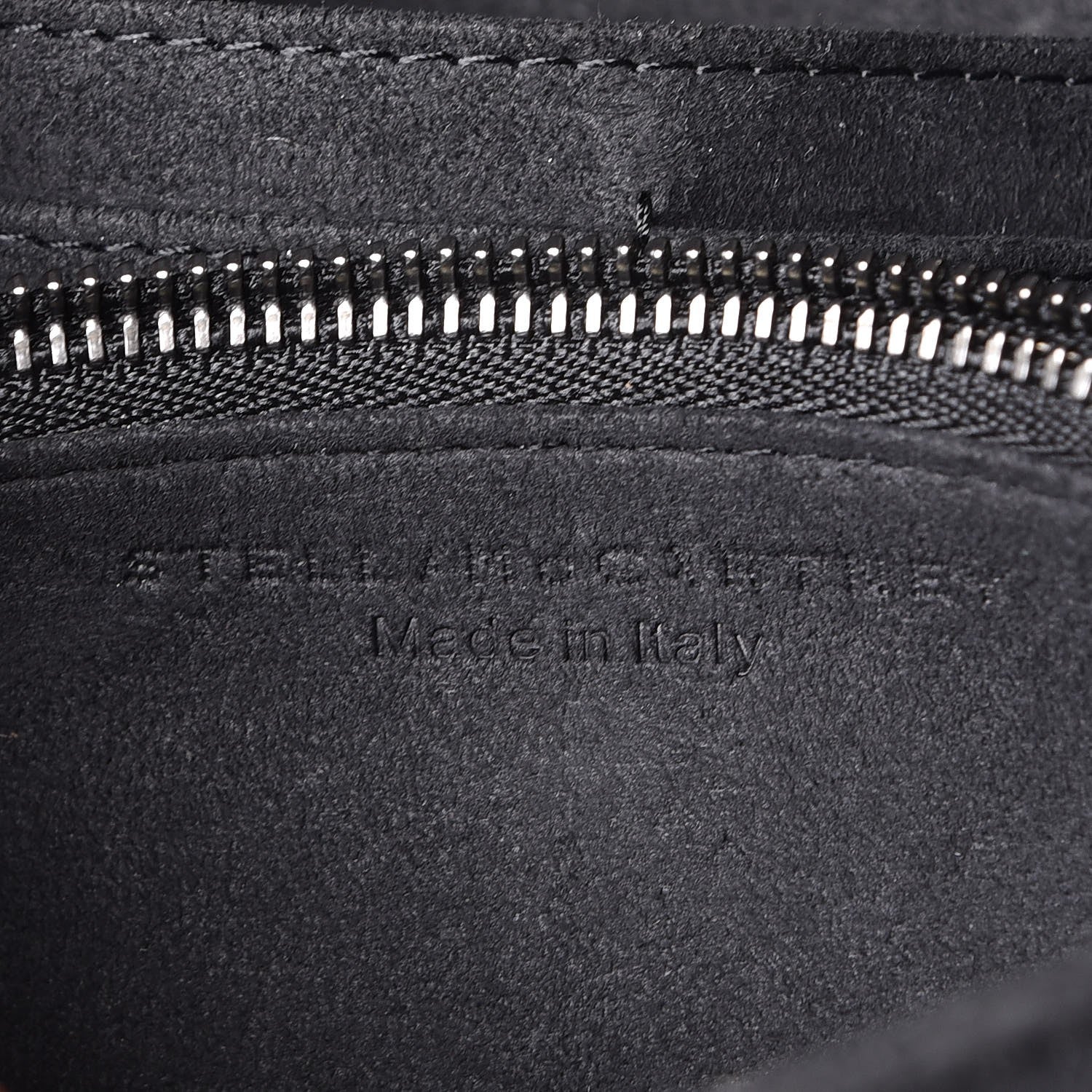 Stella McCartney Denim Star Print Falabella Continental Flap Wallet Black 6 of 10
