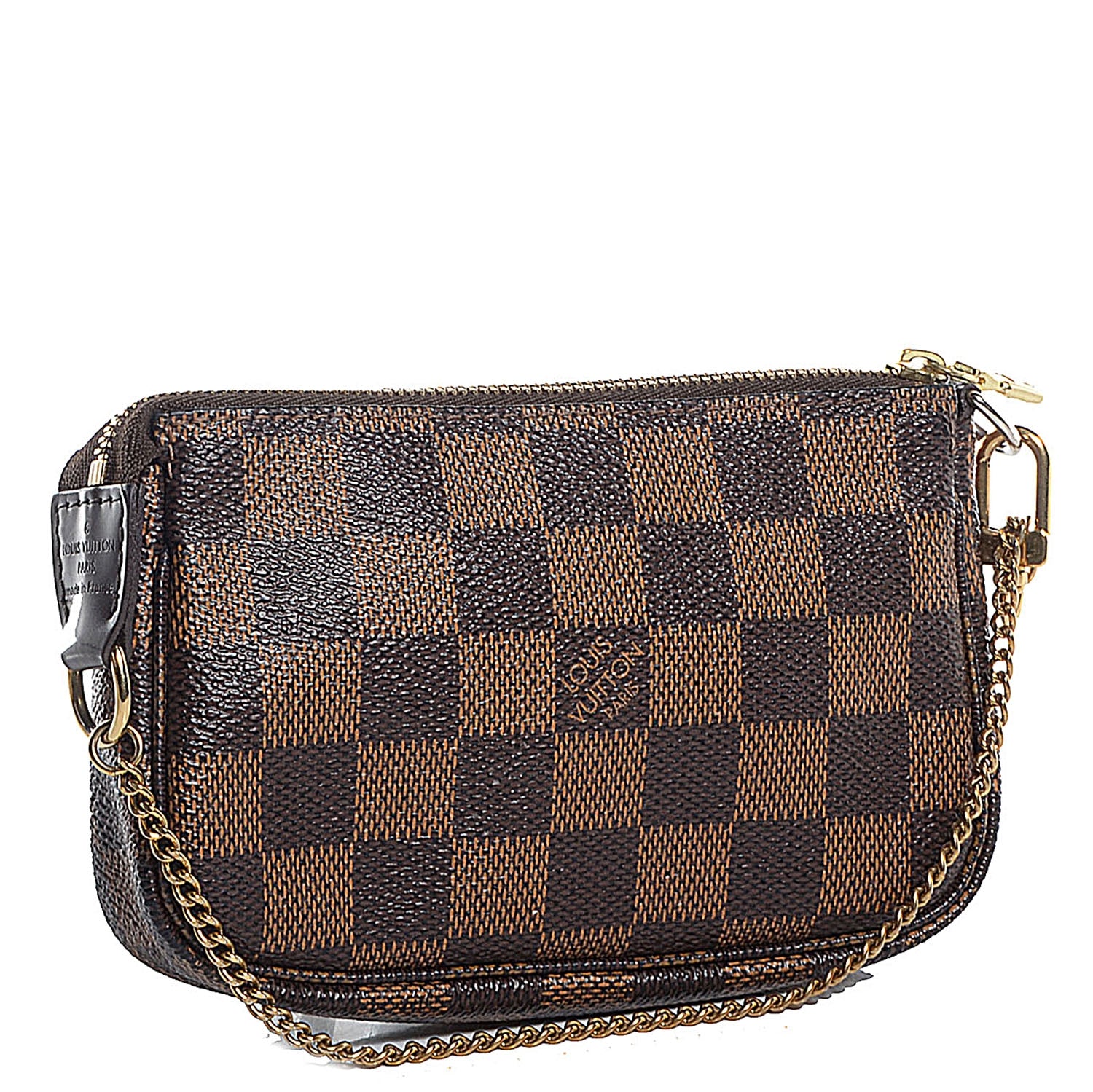 Louis Vuitton Damier Ebene Complice Trunks and Bags Mini Pochette Accessories Red 3 of 7