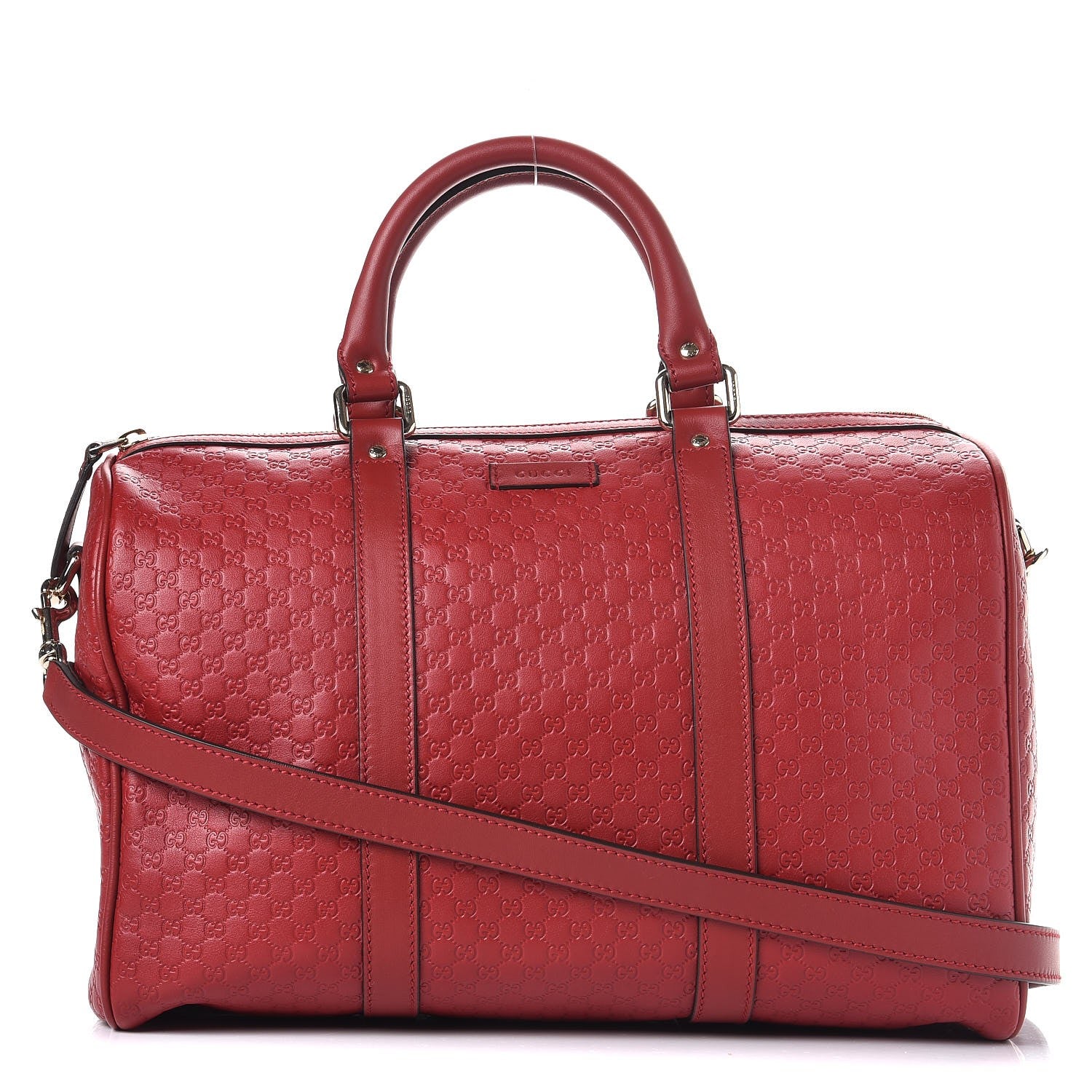Gucci Microguccissima Medium Boston Red 1 of 7