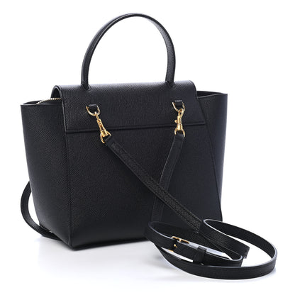 Celine Grained Calfskin Nano Belt Bag Black 2 of 9