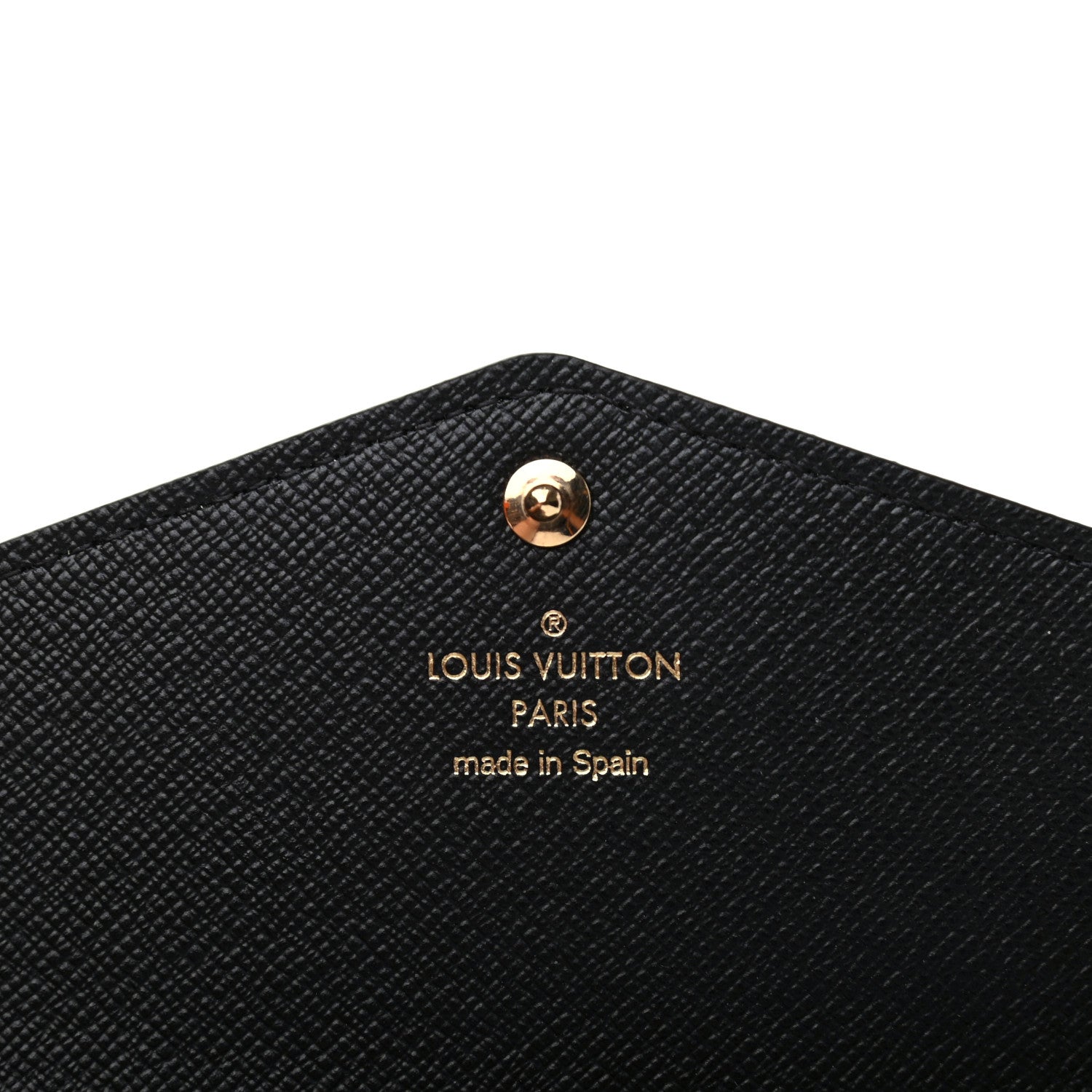 Louis Vuitton Monogram Giant Jungle Sarah Wallet Black 6 of 7