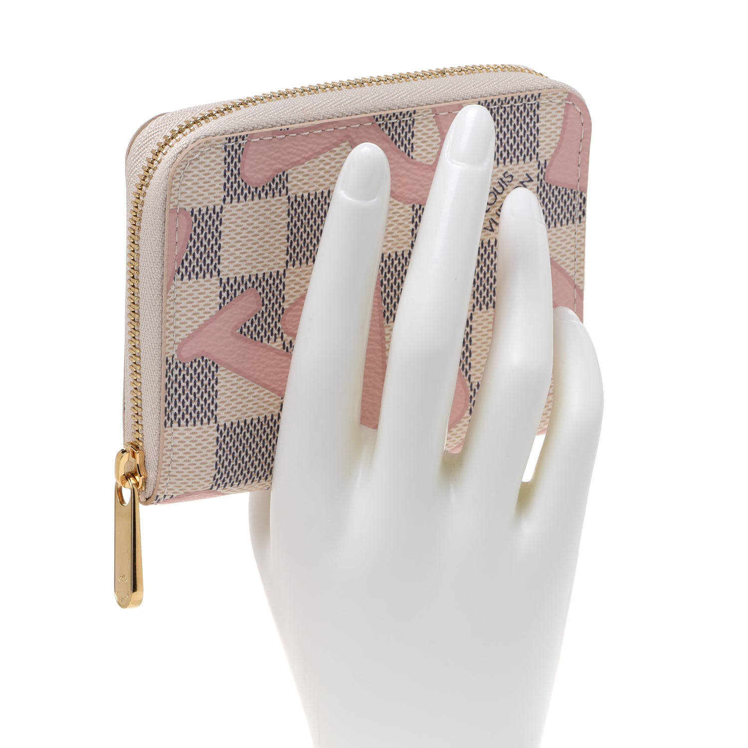Louis Vuitton Damier Azur Tahitienne Zippy Coin Purse 2 of 6