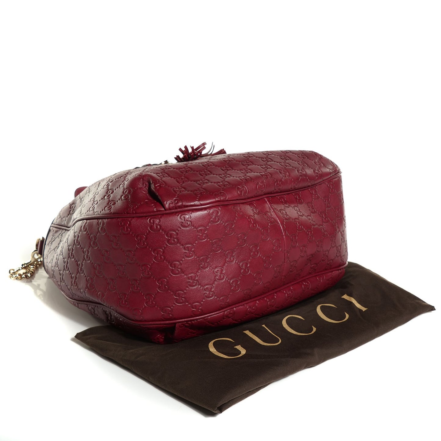Soft Guccissima Medium Emily Hobo Classic Ruby