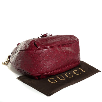 Gucci Soft Guccissima Medium Emily Hobo Classic Ruby 4 of 9