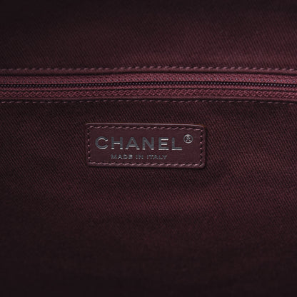 Chanel Aged Calfskin Quilted Large Bowling Bag Black 5 of 10
