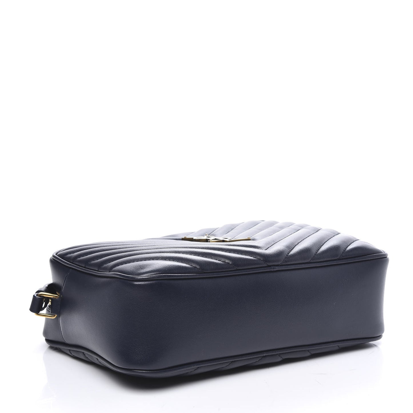 Calfskin Matelasse Monogram Lou Camera Bag Navy