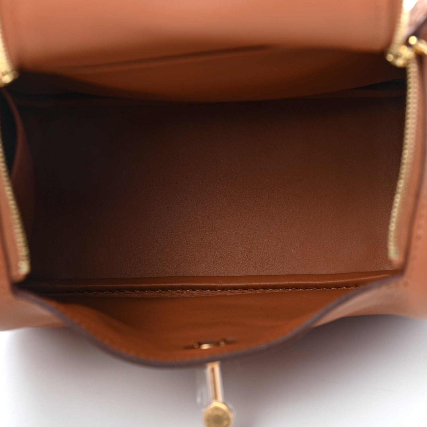 Hermes Matte Alligator Swift Mini Touch Lindy 20 Gold 5 of 9