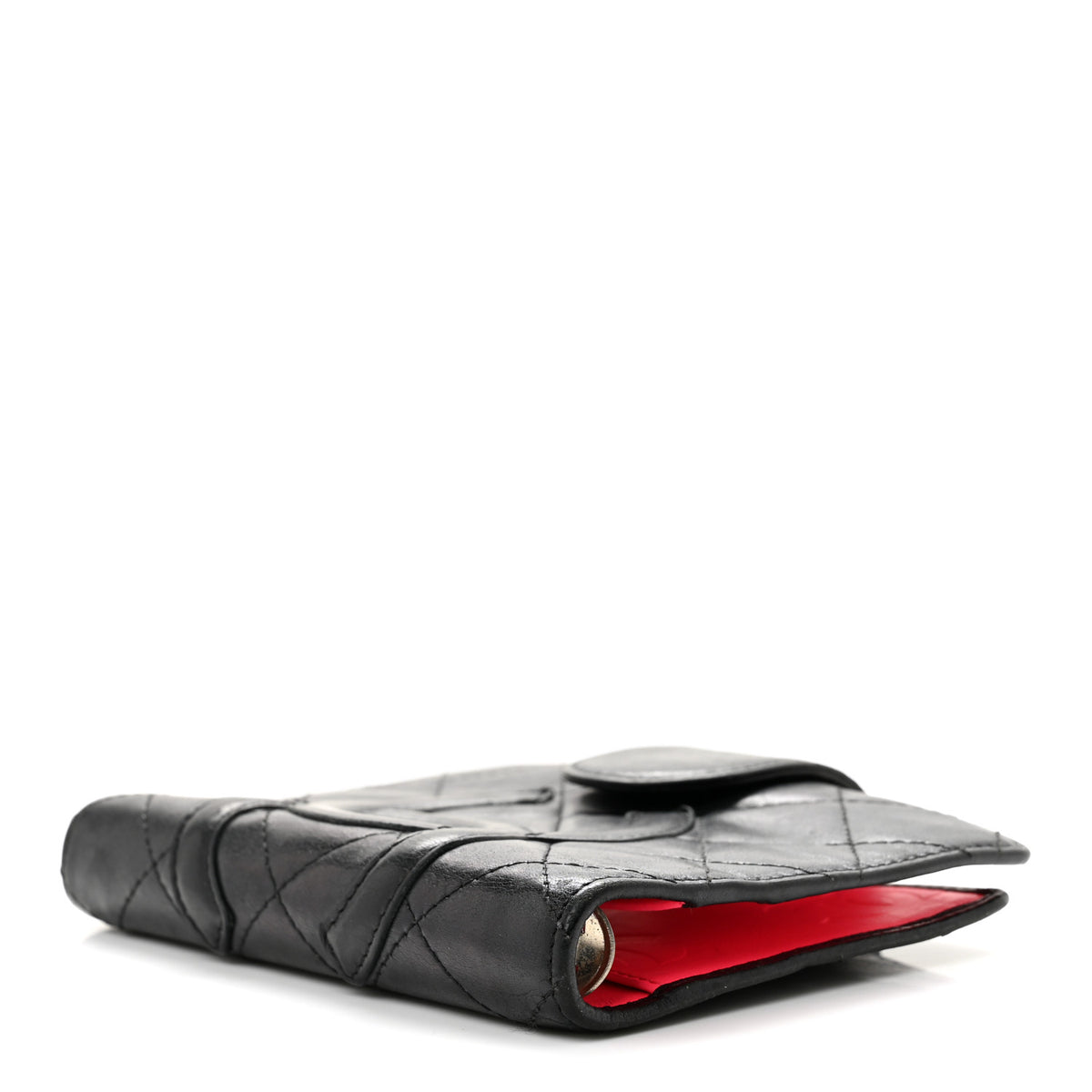 Chanel Calfskin Quilted Small Cambon Agenda Planner Black 4 of 13