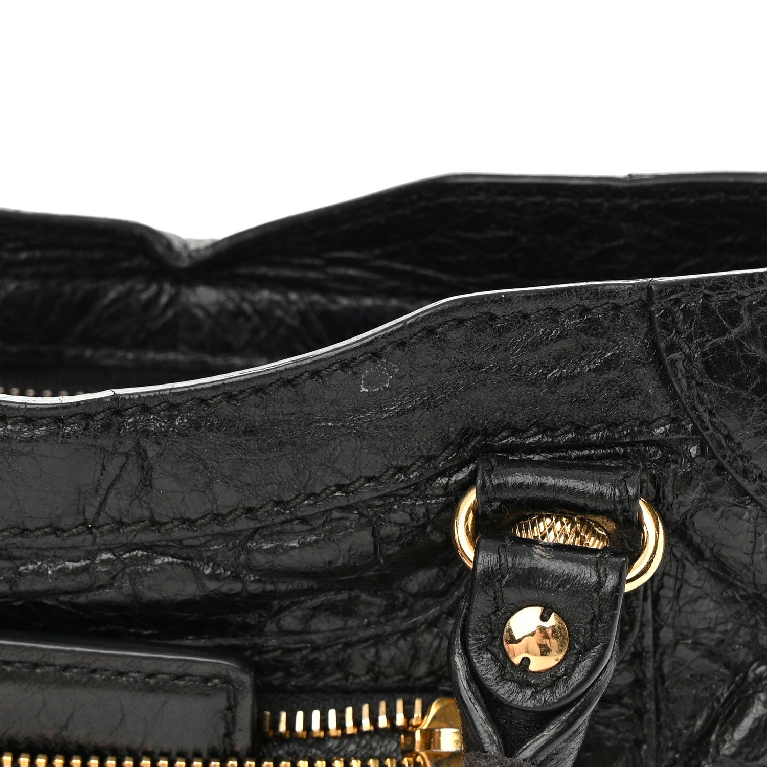 Balenciaga Agneau Giant 12 Gold Hardware Mini City Black 14 of 20