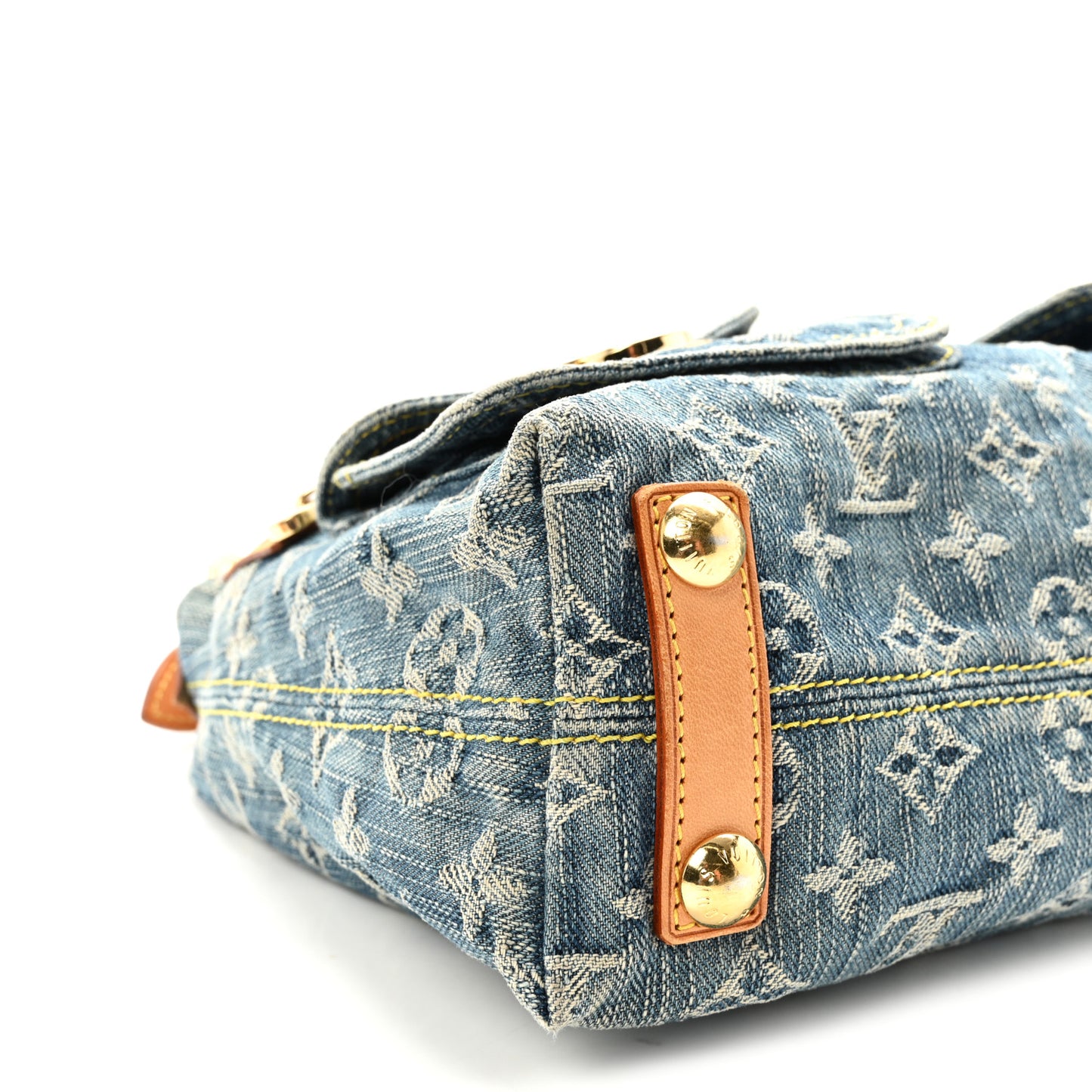 Monogram Denim Baggy PM Blue