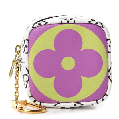 Louis Vuitton Monogram Giant Cube Coin Purse Pink 1 of 7