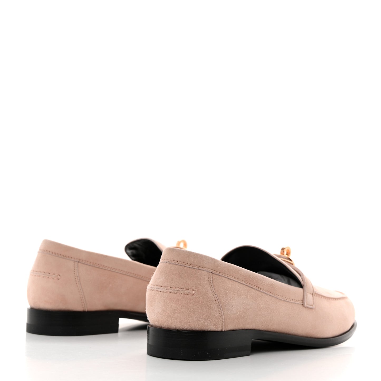 Suede Goatskin Womens Destin Loafer 38 Rose Opaline