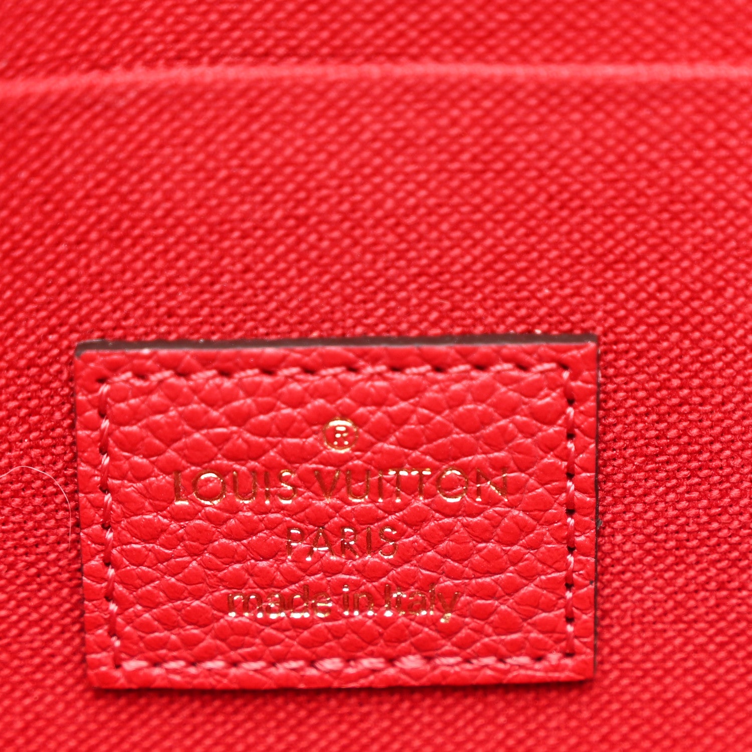 Louis Vuitton Empreinte Pochette Felicie Chain Wallet Scarlet 7 of 12