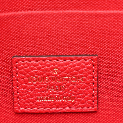 Louis Vuitton Empreinte Pochette Felicie Chain Wallet Scarlet 7 of 12