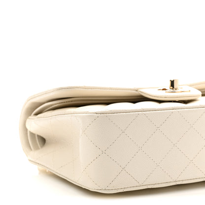 Chanel Caviar Quilted Small Double Flap White 9 of 11