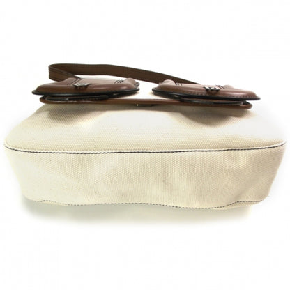 Fendi Canvas Leather B Bag 4 of 11