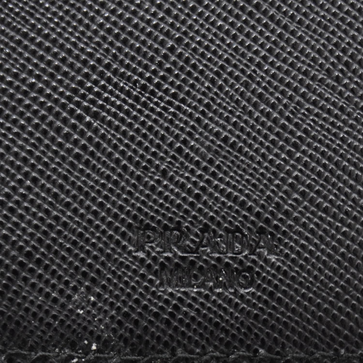 Prada Saffiano Bi-Fold Wallet Black 6 of 7