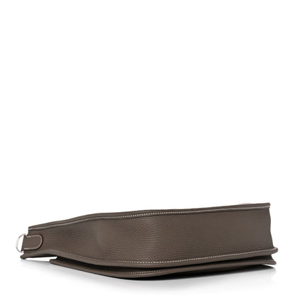 Hermes Taurillon Clemence Evelyne III PM Etoupe 3 of 12