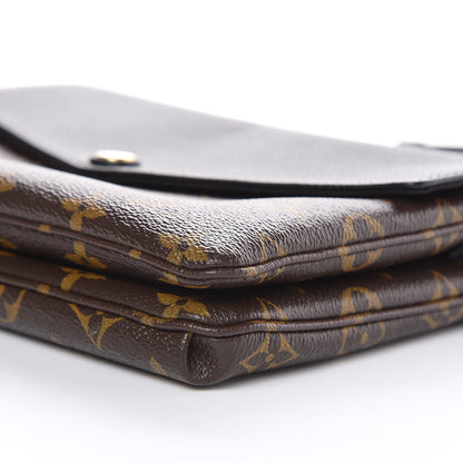 Louis Vuitton Monogram Twice Pochette Black 9 of 10