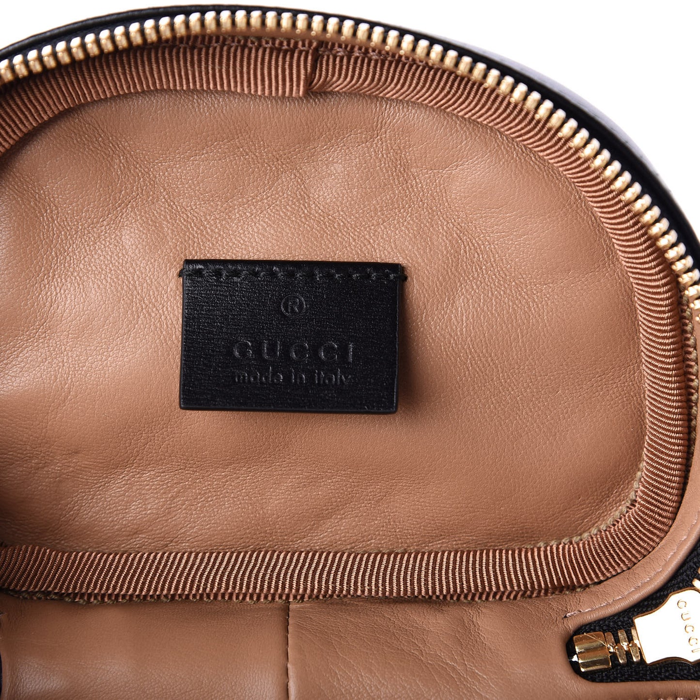 Calfskin Trapuntata Zumi Belt Bag Black
