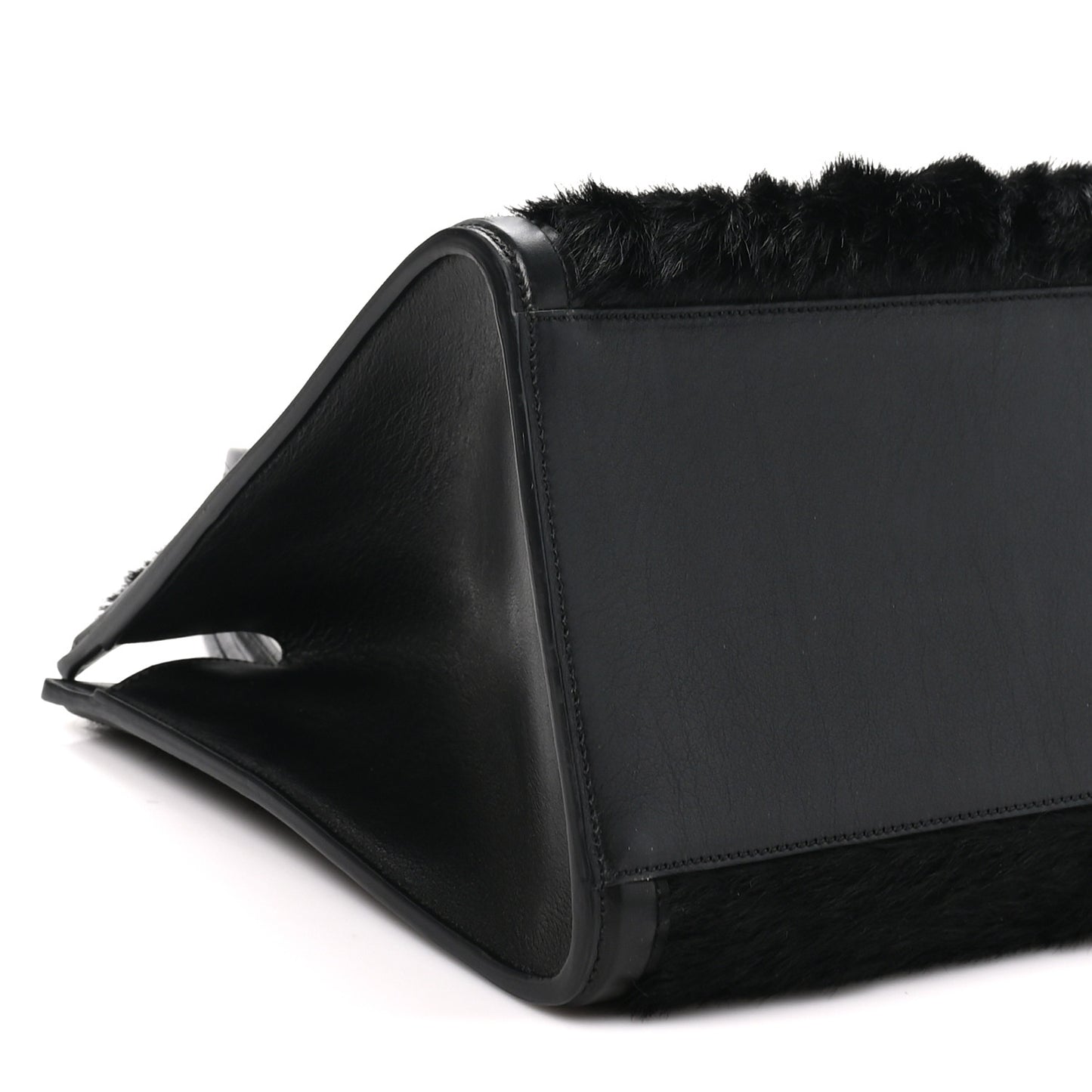 Calf Hair Small Kit Cabas  Black