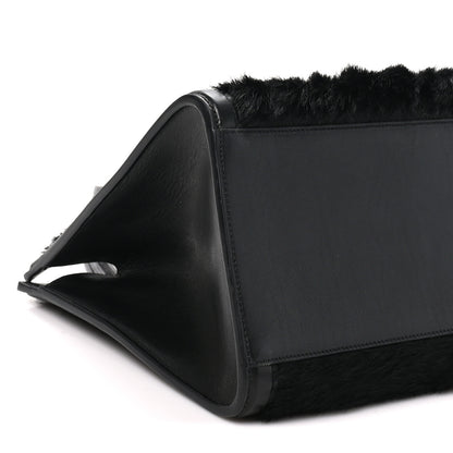 Phoebe Philo Calf Hair Small Kit Cabas  Black 8 of 9