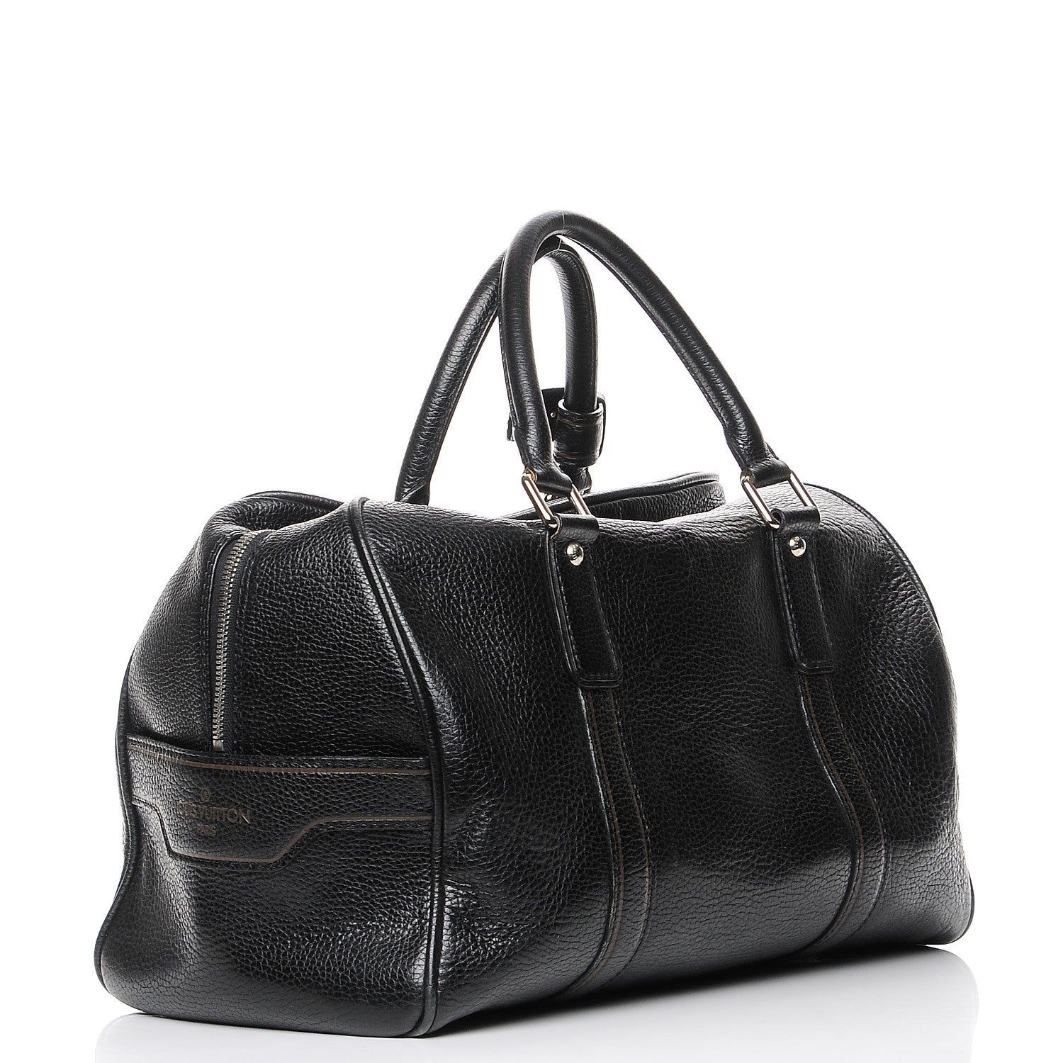 Louis Vuitton Tobago Calfskin Carryall Black 3 of 7